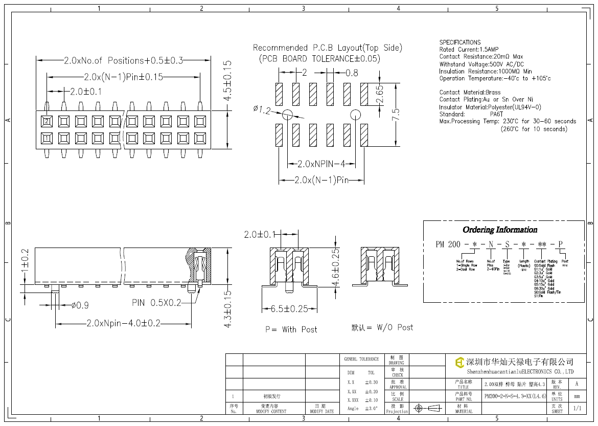 PM200-2-N-S-4.3-XX(L4.6)