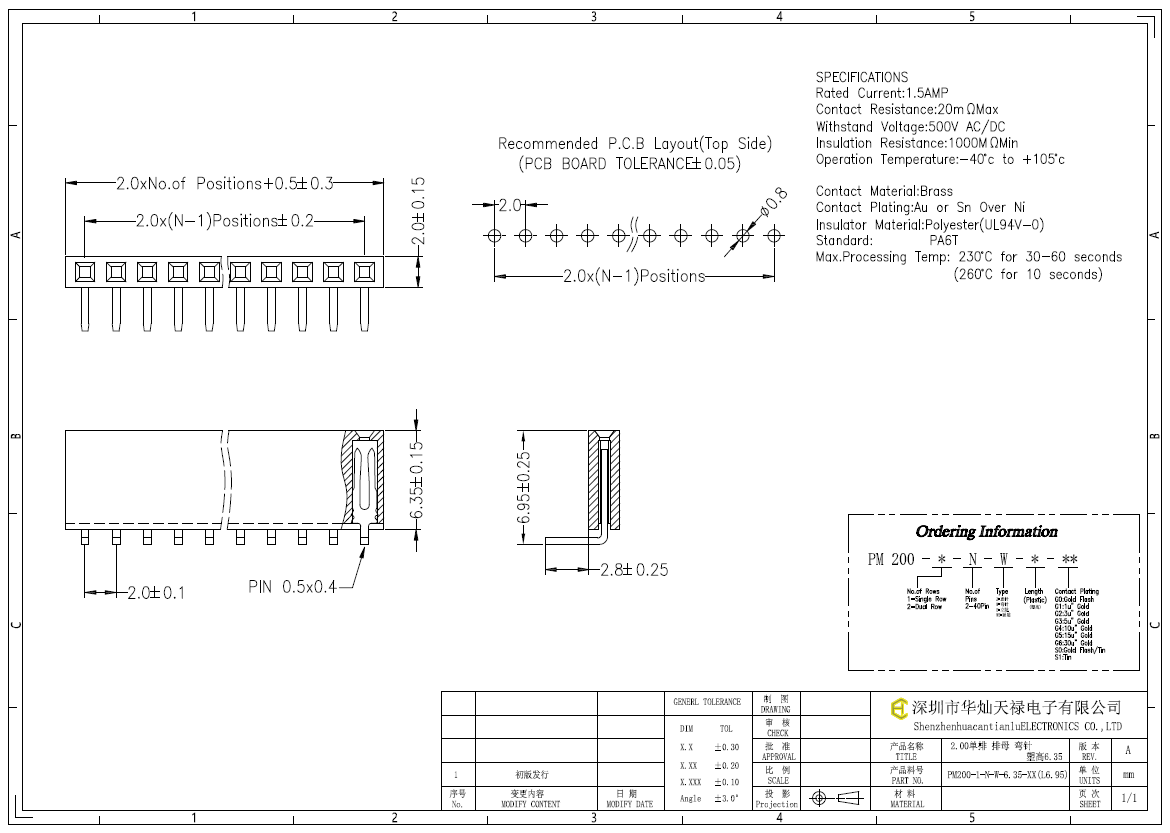 PM200-1-N-W-6.35-XX(L6.95)