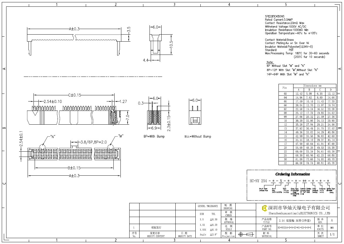 HC-NY254-2-N-2C-01-XX-X-2-X