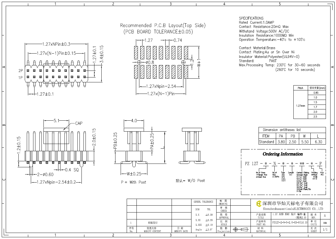 PZ127-2-N-S-2.0-XX-R(L6.3)