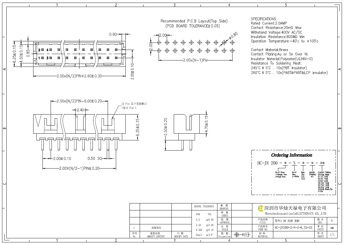 HC-JN200-2-N-Z-6.35-XX