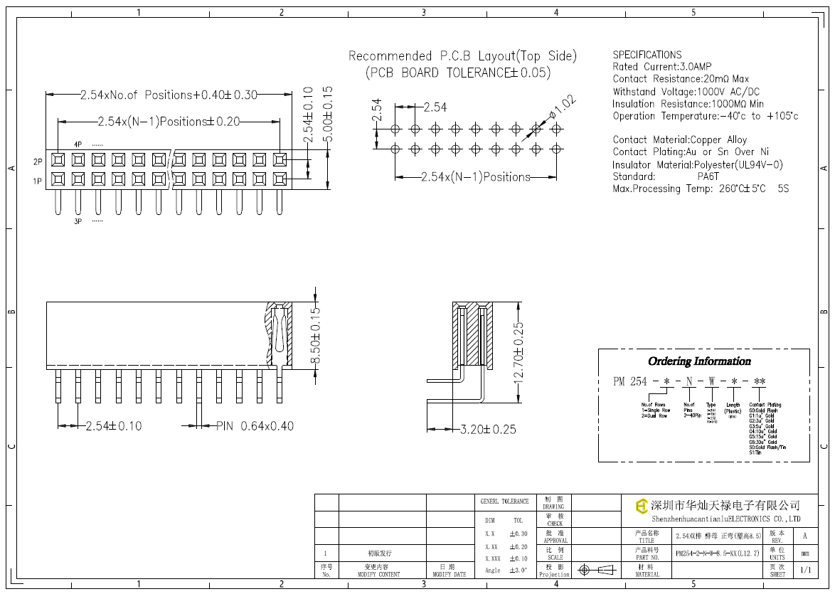 PM254-2-N-W-8.5-XX(L12.7)