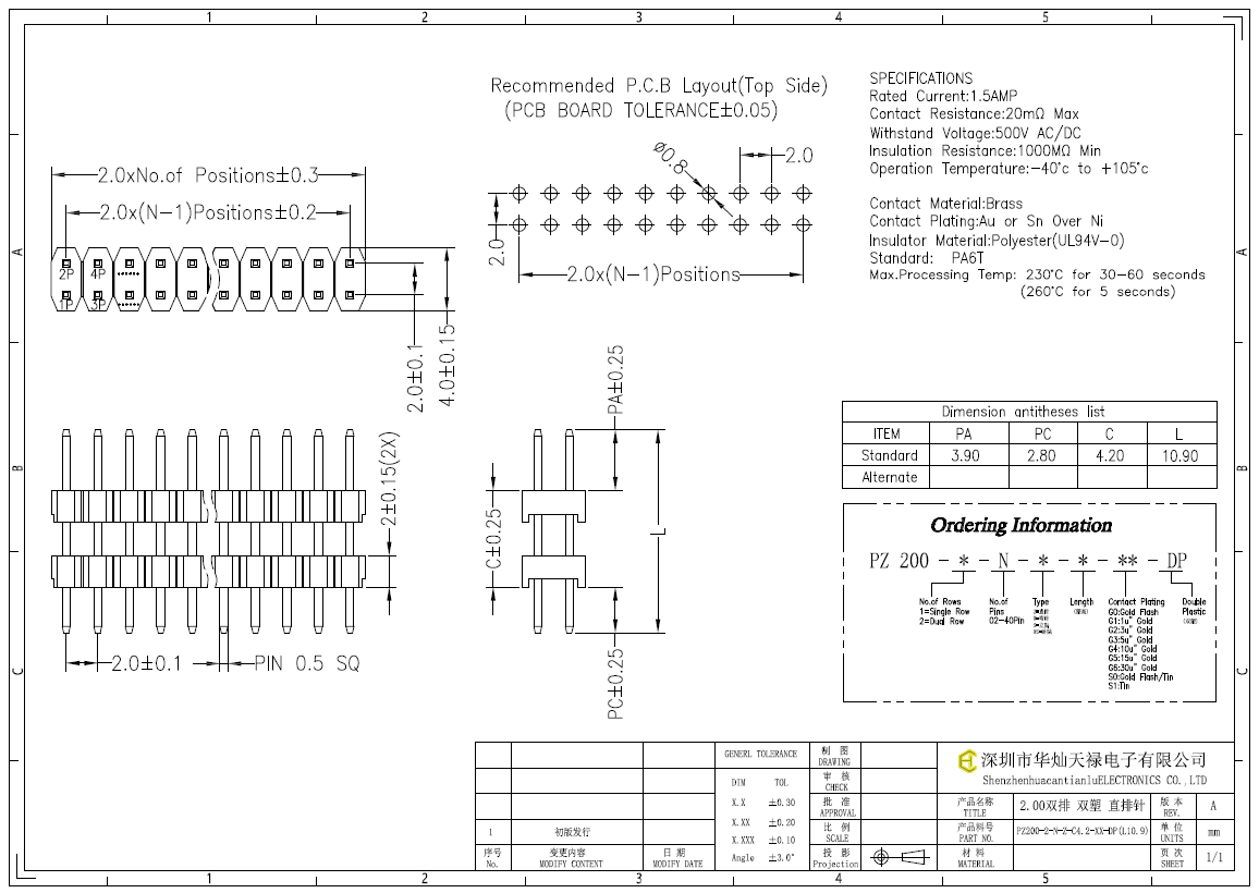 PZ200-2-N-Z-C4.2-XX-DP(L10.9)